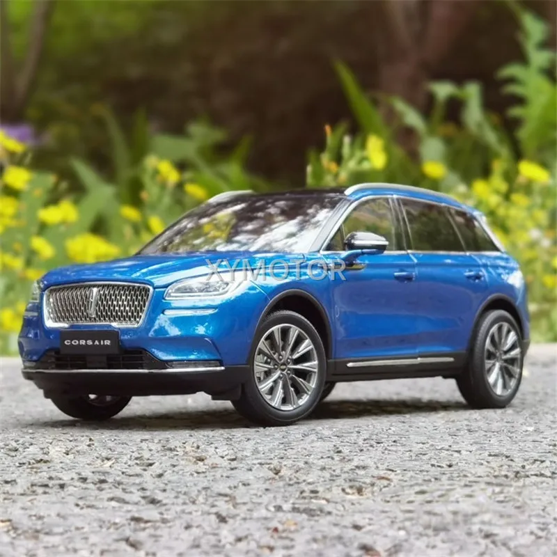 

New 1:18 For Lincoln Corsair 2020 Diecast Metal Car Model Boys Girls Gifts Collection Display Blue/White Metal,Plastic,Rubber