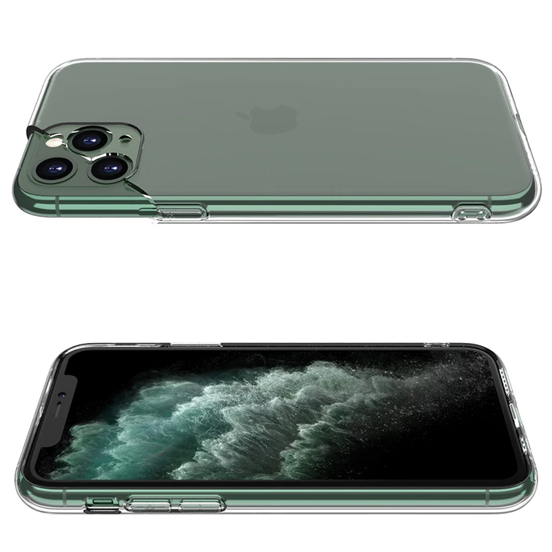 Прозрачный силиконовый чехол для iPhone 12 Mini 13 11 Pro Max XS X XR SE 2020 7 8 Plus 6S | Мобильные