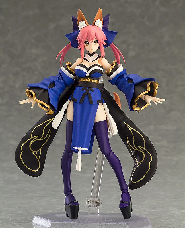 

Figma 304 Fate EXTRA Caster Tamamo No Mae Fox Girl PVC Action Figure Toys Movable Joints Blue Japan Game Model Children's Toys