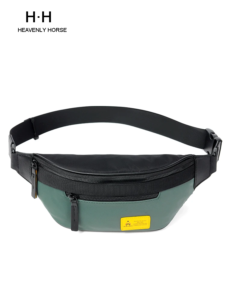 

Mens Crossbody Chest Bags Waterproof Waist Pack-Large Fanny Pack with Multi-Pocket Ideal For Hiking Travel Holidays Festivals