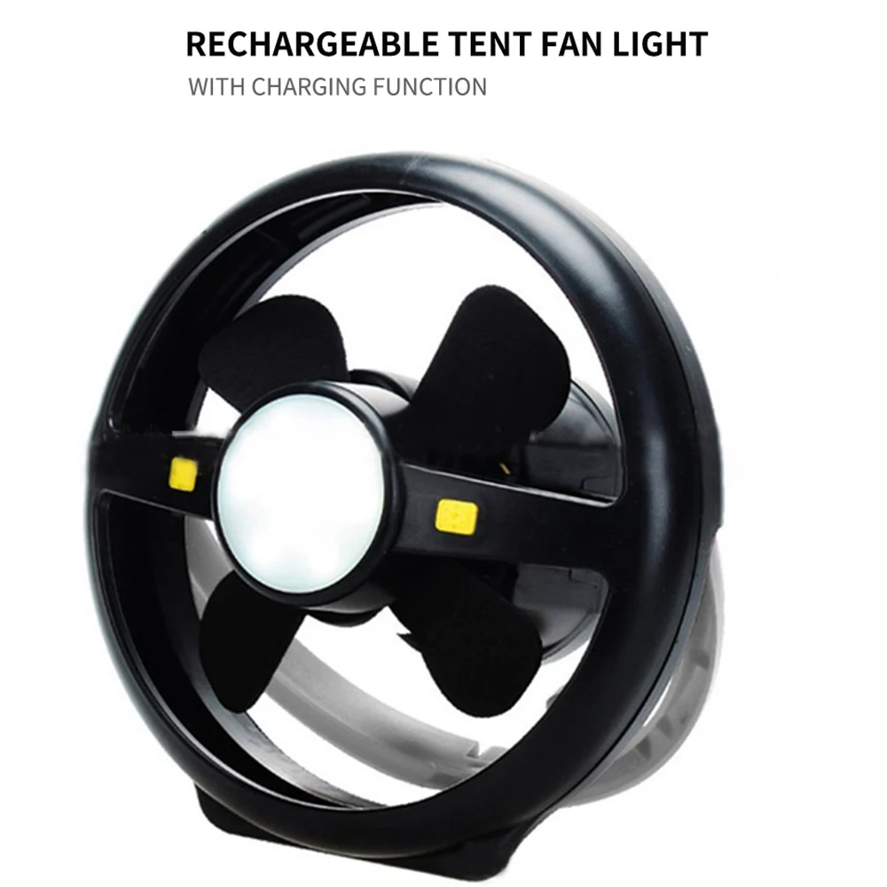 LEADLY портативный вентилятор для кемпинга светодиодный светильник-вентилятор USB с