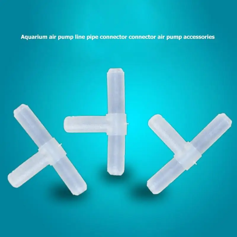 10 шт. аквариумный Воздушный трубопровод насоса Трубное соединение Тройник