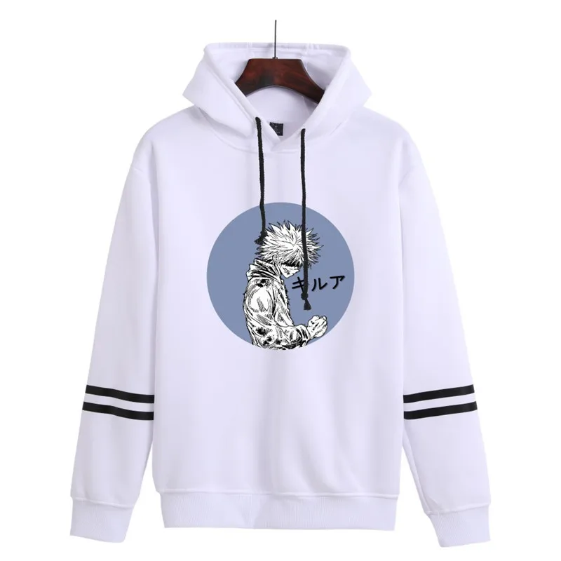 

Killua - Hunter x Hunter Hoodies Solid Color Hooded Top Women Sweatshirt Long-sleeved student Autumn Casual Hooded Streetwear