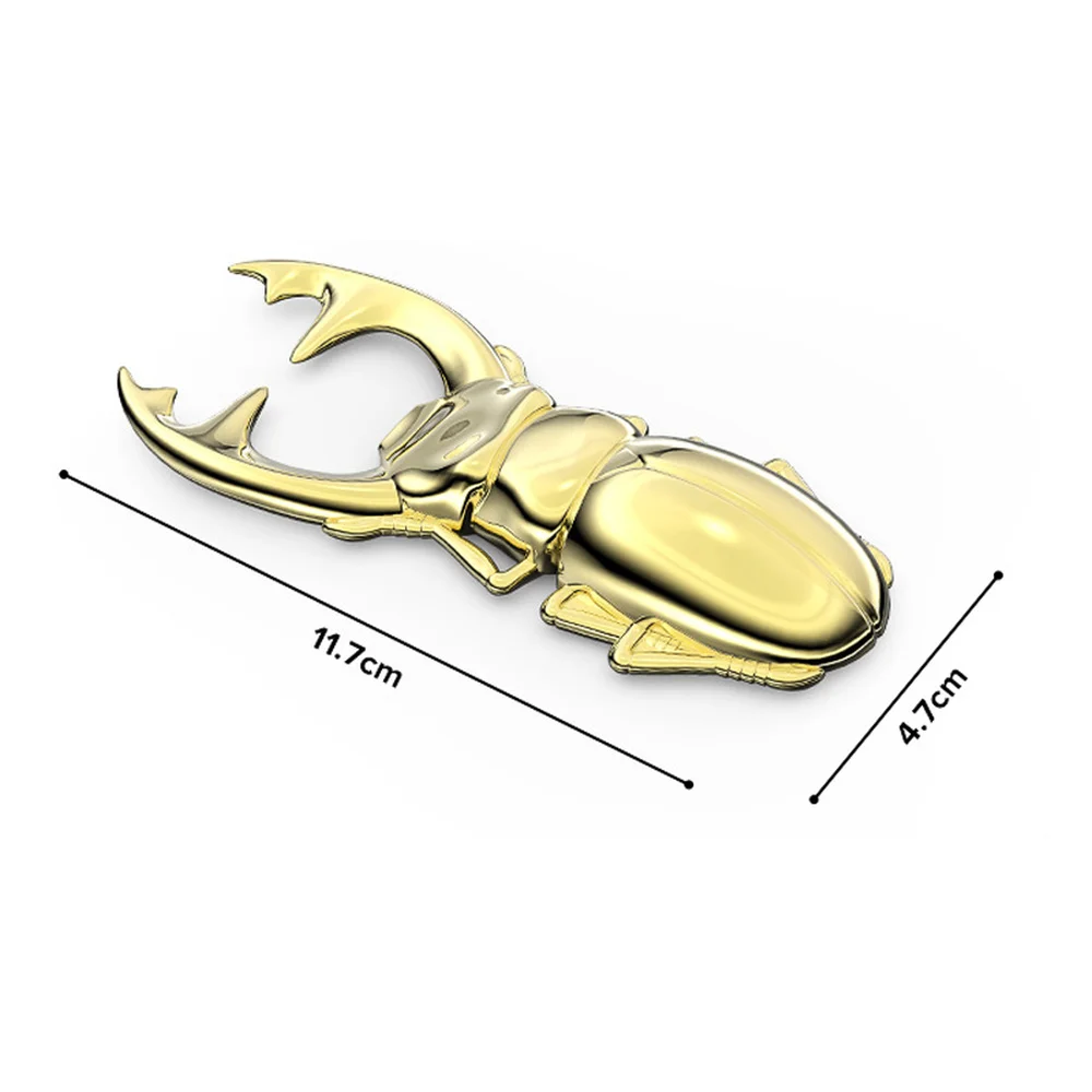 1pcs beetle stainless steel bottle can opener regular solid durable gold beer openers creative kitchen gadget tools free global shipping