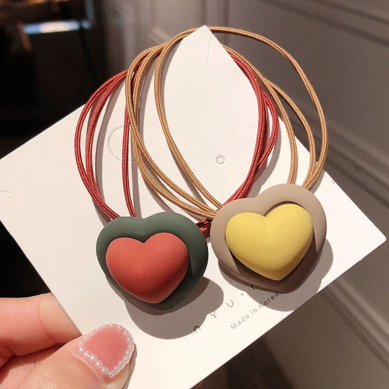 Повязка на голову женская нейлоновая в форме сердца тонкая эластичная |