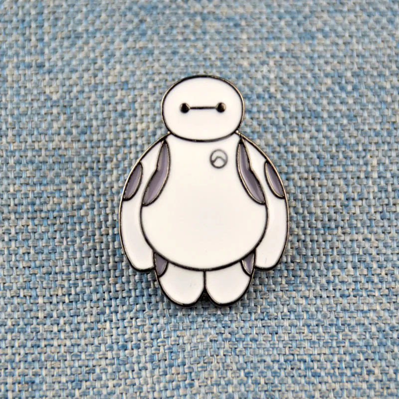 1 шт. мультяшный персонаж животное Baymax аниме один удар-человек Шрек эмалированный значок-булавка значок на воротник сумка шляпа значок для подарка - Окраска металла: type6