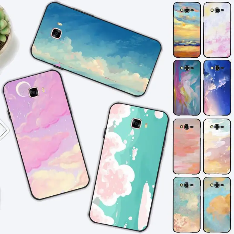 Чехол FHNBLJ для телефона в стиле ретро с изображением масляной живописи облаков