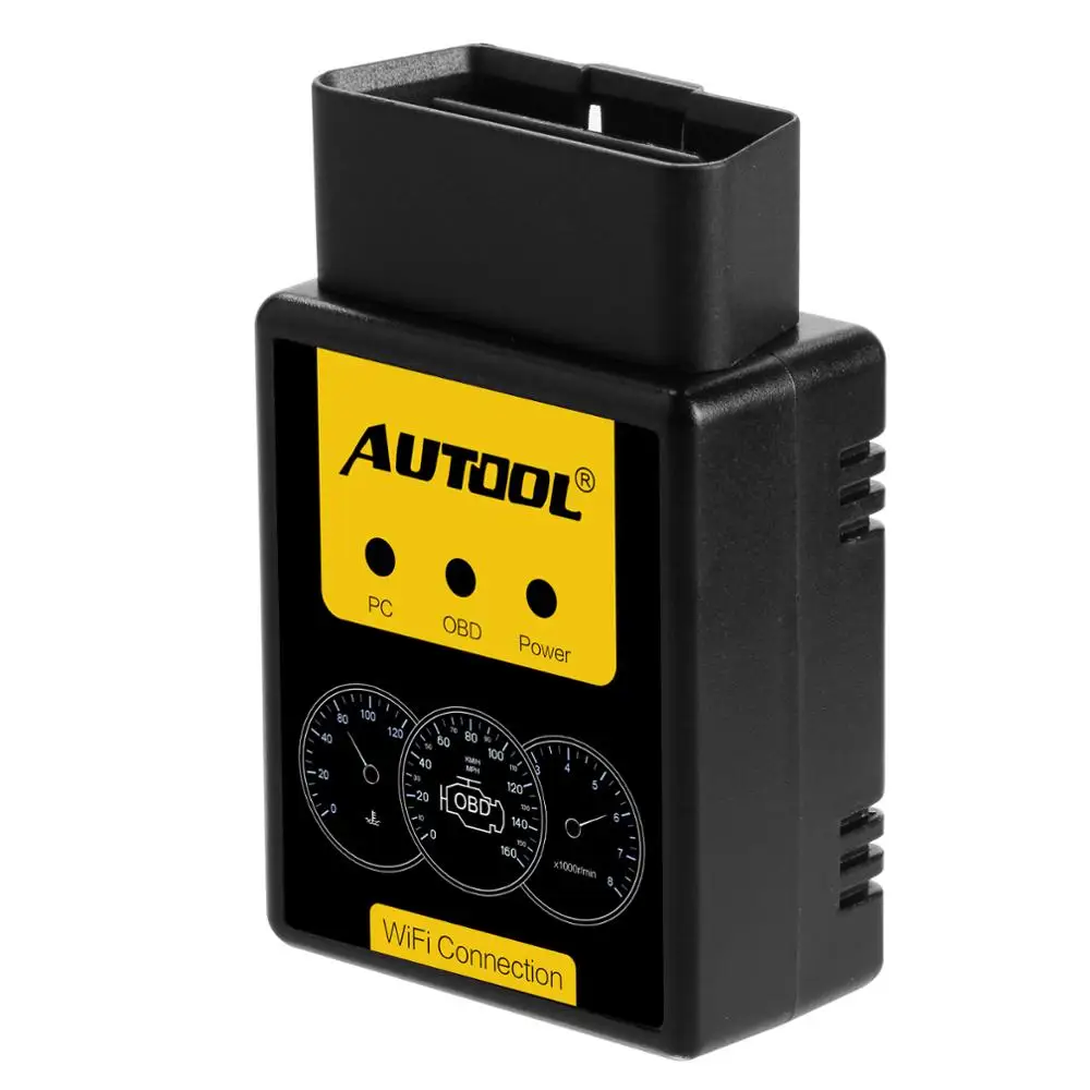 AUTOOL A1 OBD2 сканер V1.5 WIFI / Bluetooth поддерживает все протоколы OBDII Автомобильный