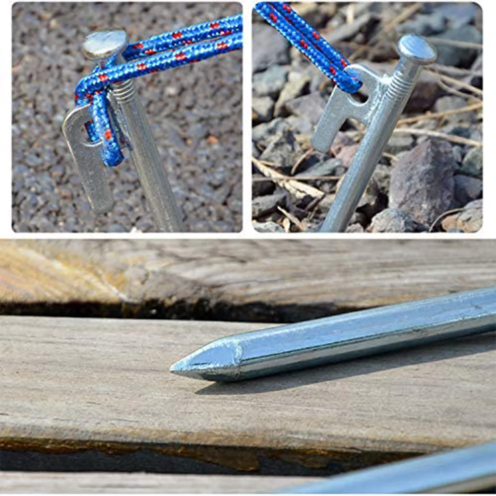 Тяжелые колышки для палатки стальные стены наружные кемпинга 8 шт./компл. - купить
