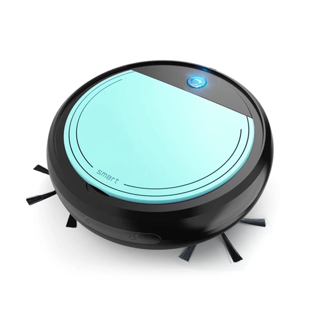 green black DIDIHOU робот-пылесос и влажная Швабра одновременно для твердых полов и ковров 100 минут до автоматической зарядки 3 Вт - Цвет: green black