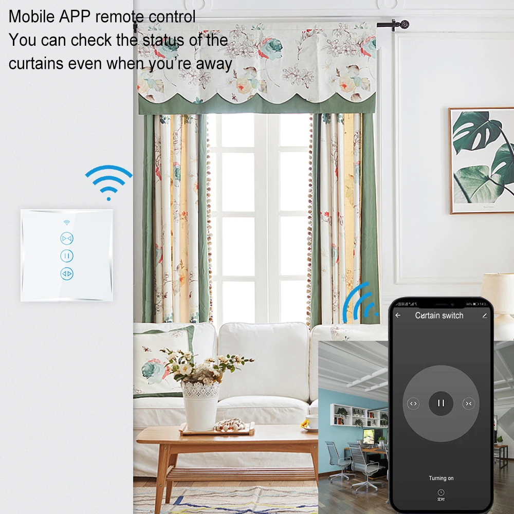 Умный выключатель для штор Tuya Wi-Fi электрических роликовых затворов | Электроника