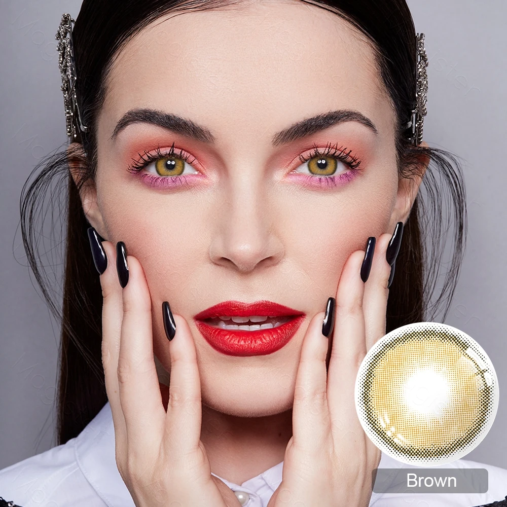 Цвет ed контакты/круг линзы 2 шт./пара синего цвета контактные для глаз