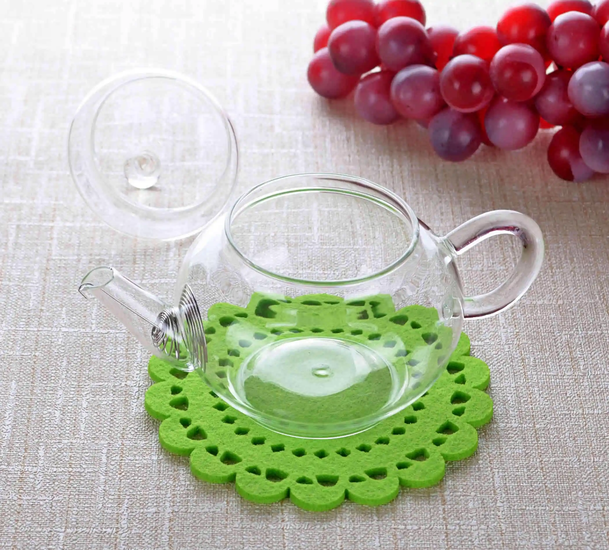 Виды термостойкого прозрачного стекла мини цветок чайник w/ Infuser A/B|flower teapot|clear glass