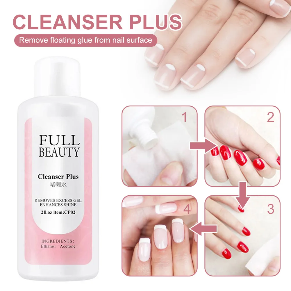 

35ml Nail Degreaser Liquid Slip Solution Gel Nail Polish Extend Acrylic Gel Cleanser Remove Sticky Layer Manicure Tool Shipping