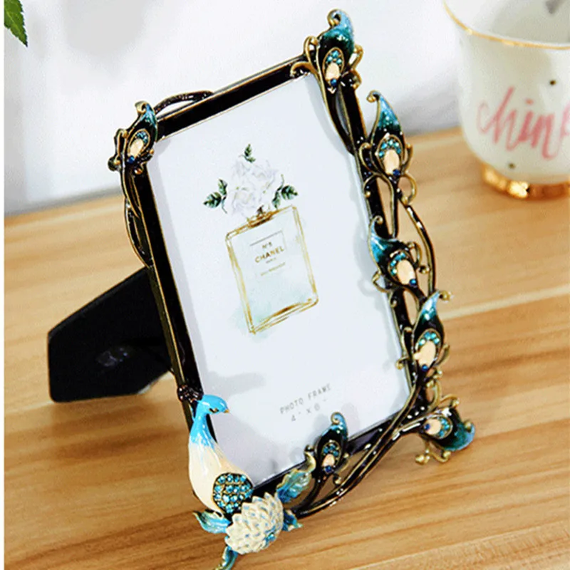 Эмаль цвет Европейская классическая фоторамка Оригинальное творчество подарки