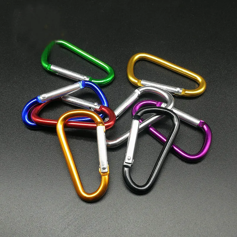 1 шт./5 шт./10 шт. карабин для скалолазания алюминиевый сплав d-образные