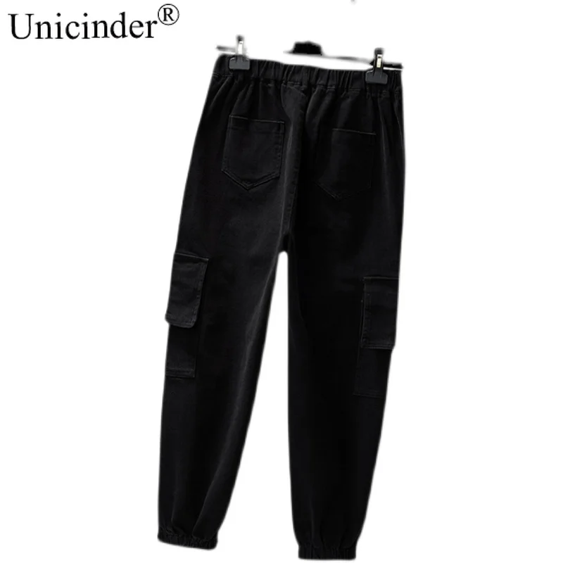 

Unicinder Woman Plus Size Ladies Leisure Sports Equipment Pants Female Spring Turnip Pants Show Thin Loose Bunch of Foot