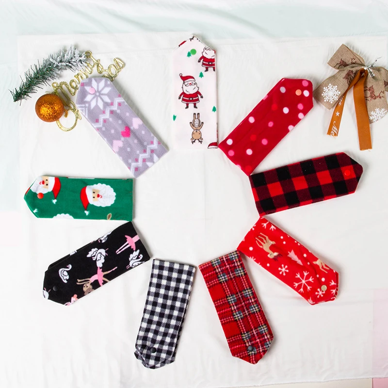 

Fashion Lattice Scarf For Kids Soft Polar Fleece Shawls Scarves Collar Thicken Warm Scarf Baby Parent-child Neckerchief Winter