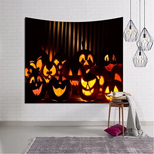 T&uacute;nica para cubrir la playa de Halloween, tapiz de pared, decoraci&oacute;n del hogar, dormitorio-0