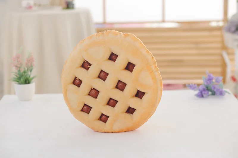 Black biscuit Креативная 3d Simulatio подушка в виде еды буррито бургер бекон Тост Хлеб Подушка-бисквит Кола фри плюшевая игрушка кукла портативная подушка для тела - Цвет: Black biscuit