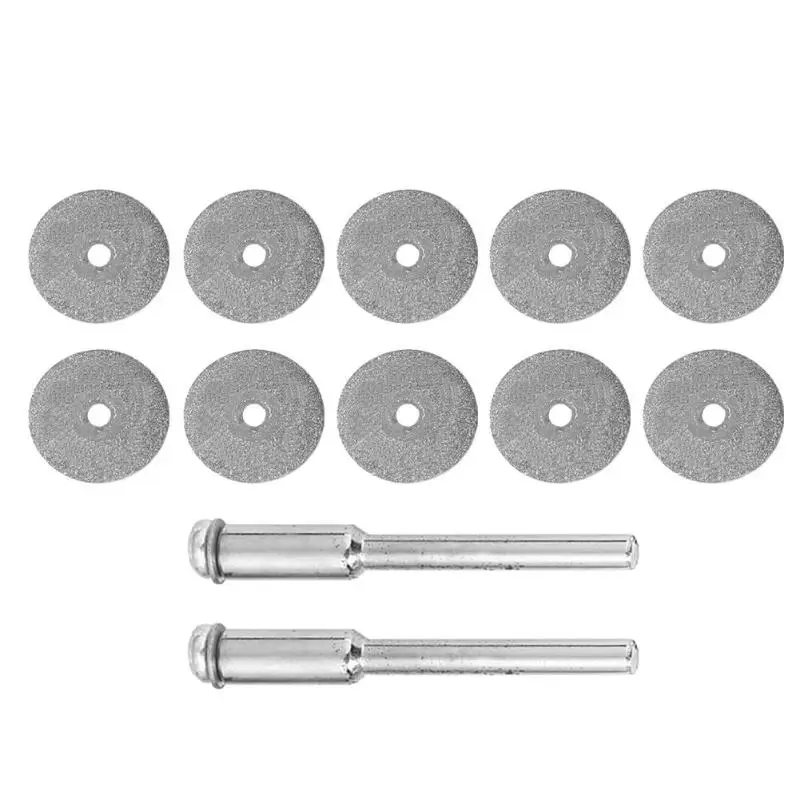 

10pcs Hot Sale Saw Blades Multi-function Solid Diamond Saw Blade Cutting Discs with 2pcs Connecting Shank for Granite