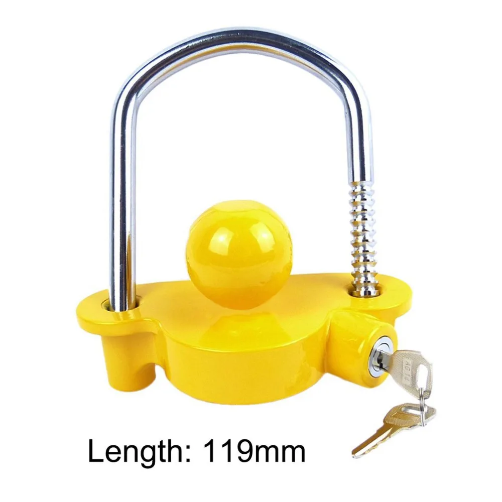 

Newest Anti-Theft Hitch Lock Coupling Lock Trailer Parts Tow Ball Caravan Camping Anti Theft Trailer Accessories