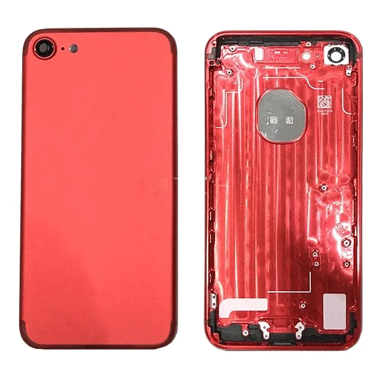 Задняя крышка корпуса для iPhone 7 8 Plus крышка батареи с боковыми клавишами sim-лоток для iPhone7 задняя дверь корпус чехол для iPhone8