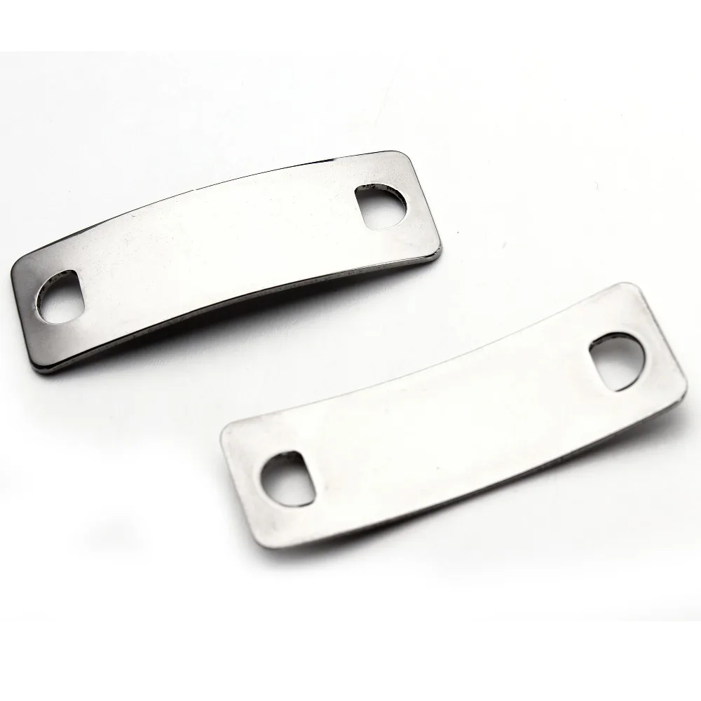 

Ciseng 10pcs/lot 14x41mm Stainless Steel Blank Stamping Tags Personalized Connectors Bar for DIY Bracelet Jewelry Findings