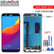 For Vodafone Smart Prime 7 VFD600 VF600 LCD Display Touch Screen Mobile Phone Digitizer Assembly Replacement Parts With Frame