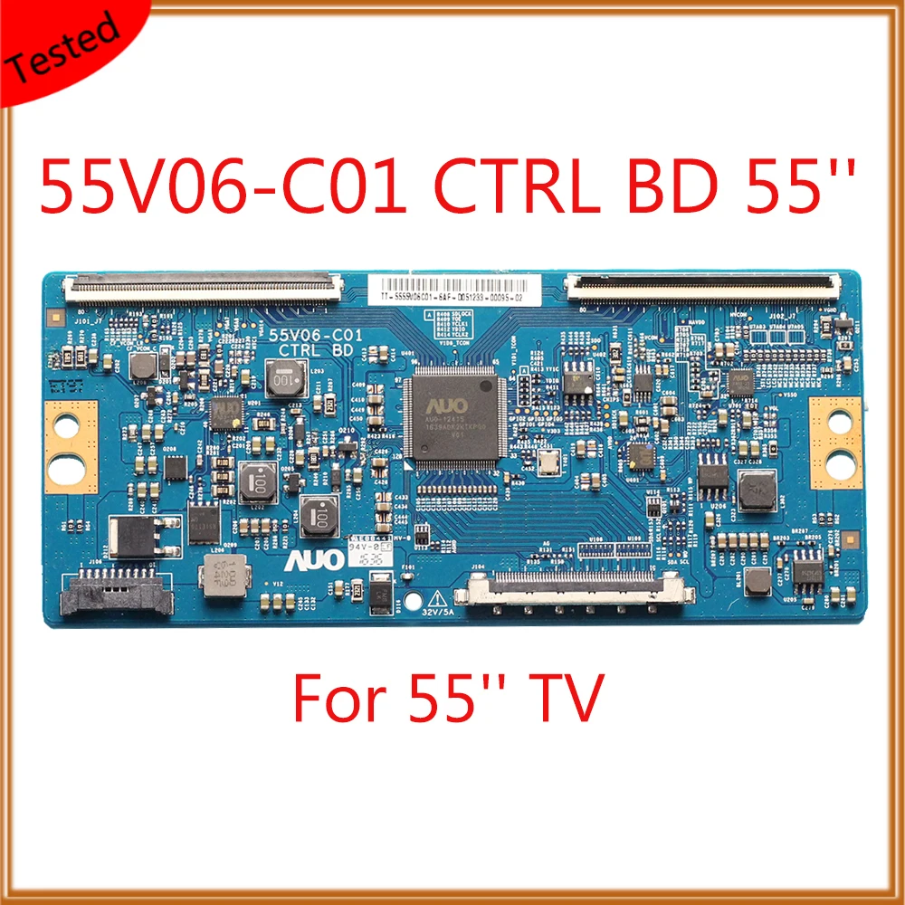 55V06-C01 CTRL BD 55 ''Tcon плата оборудование для отображения телевизора T CON сменная 55V06