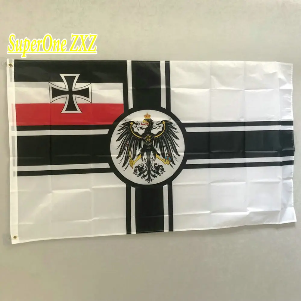 

ZXZ Немецкий флаг империи 90x15 0 см немецкая Империя DK Рейх с 1903 по 1918 Железный крест Первая мировая война немецкий армейский флаг