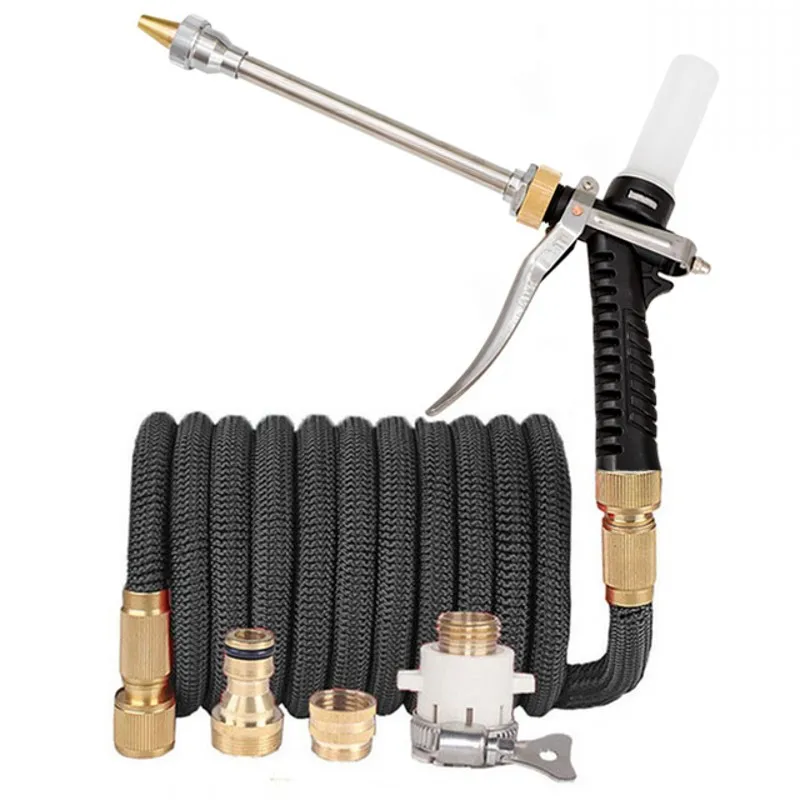 Высокое Давление Пены Водяной Пистолет гибкий садовый шланг расширяемый ЕС