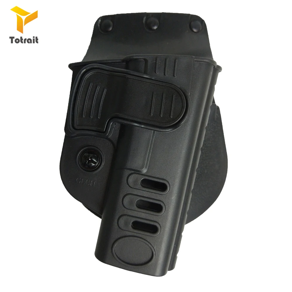 

Belt holster Military With Lock Tactical Double Magazine Right Hand Pistol Holster Fit For Glock 17 19 22, 23, 31, 32, 34, 35