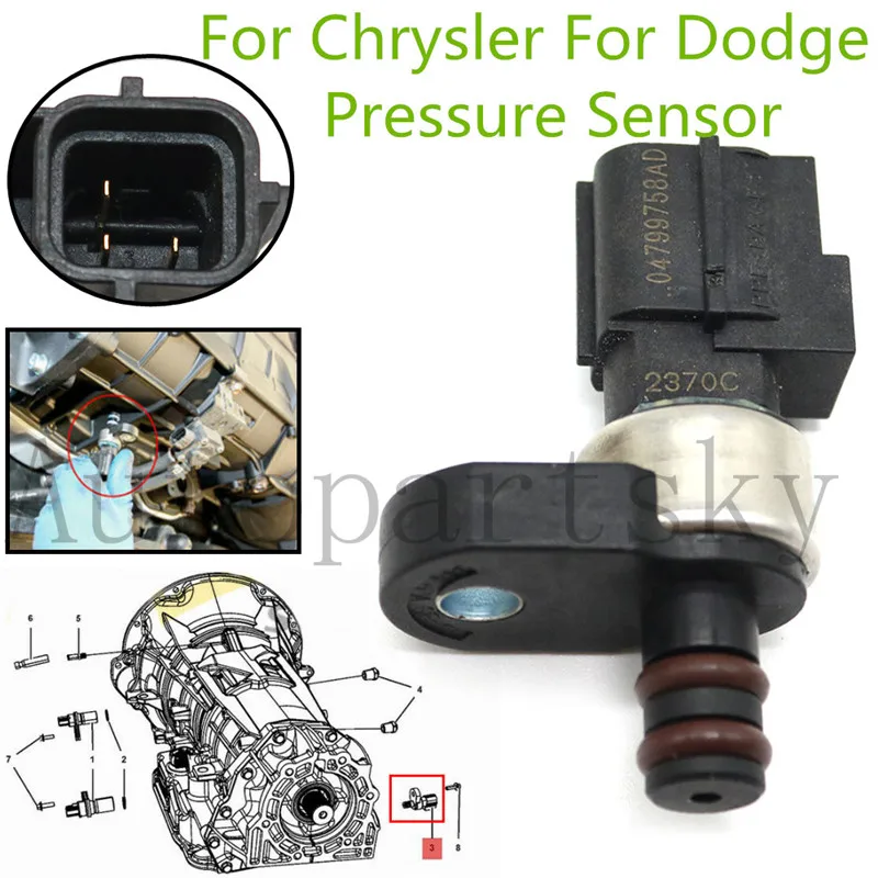 Датчик давления для Dodge Chrysler JEEP 1997 2013 45RFE 545RFE 68RFE|Датчик давления| |