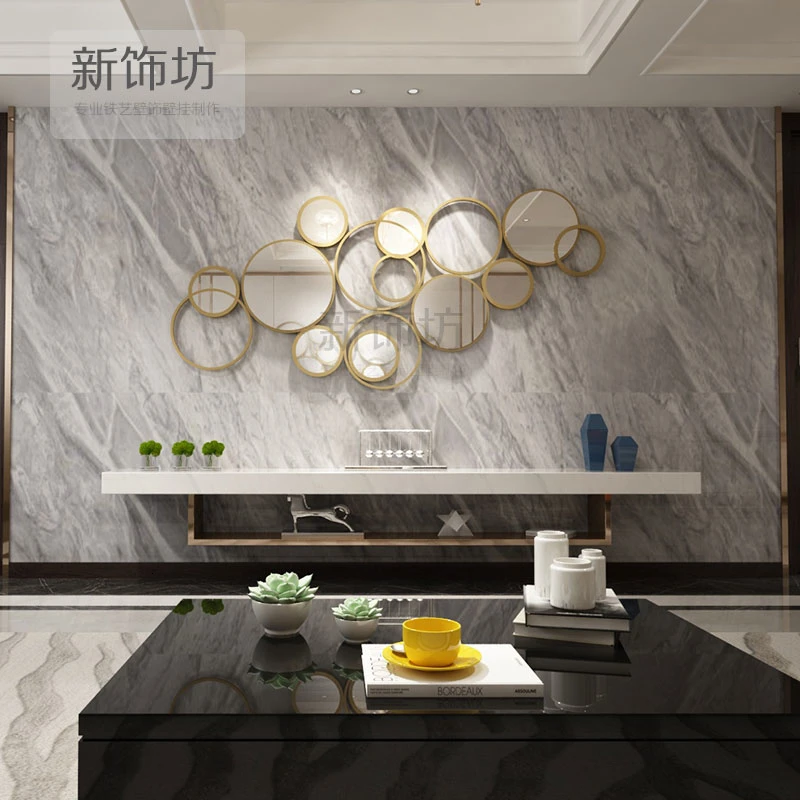 

Настенное украшение в европейском стиле, декор для гостиной, дивана, настенный декоративный металлический Железный Декор для отеля