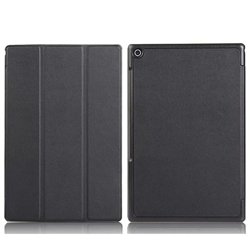 Чехол-подставка тройного сложения из легкой искусственной кожи для Sony Xperia Z4/Z2 Tablet