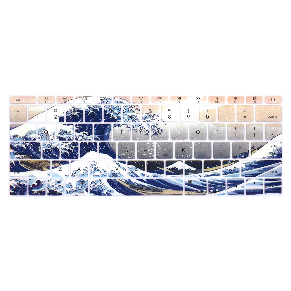 Чехол для клавиатуры ноутбука US-Ente macbook 12 pro13 без touchbarSilicone защитная пленка A1534 A1931