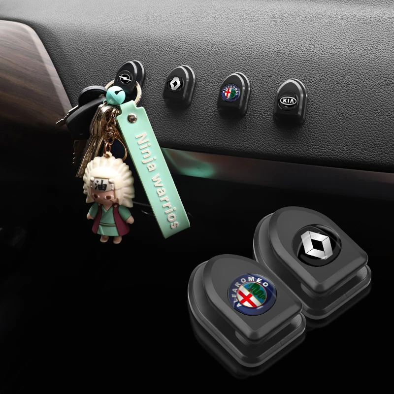 2/4 шт. крюк для автомобиля органайзер хранилище сумочка USB кабель наушников