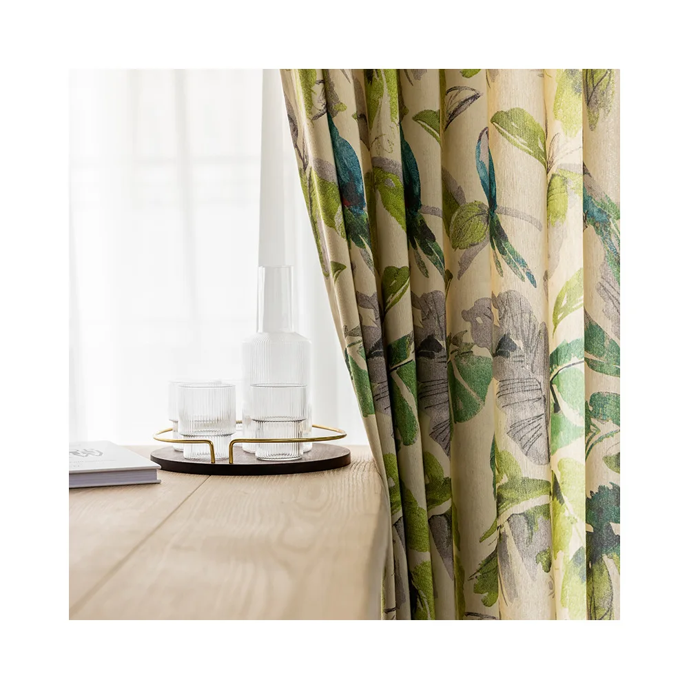 

Modern Minimalist New Polyester Cotton Shading Curtains for Living Dining Room Bedroom.