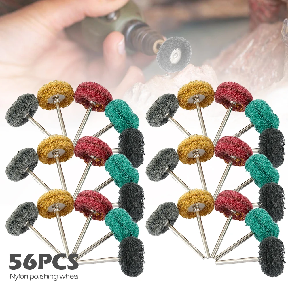 56 шт. мини шлифовальный диск для шлифовки абразивных кругов шлифовальная