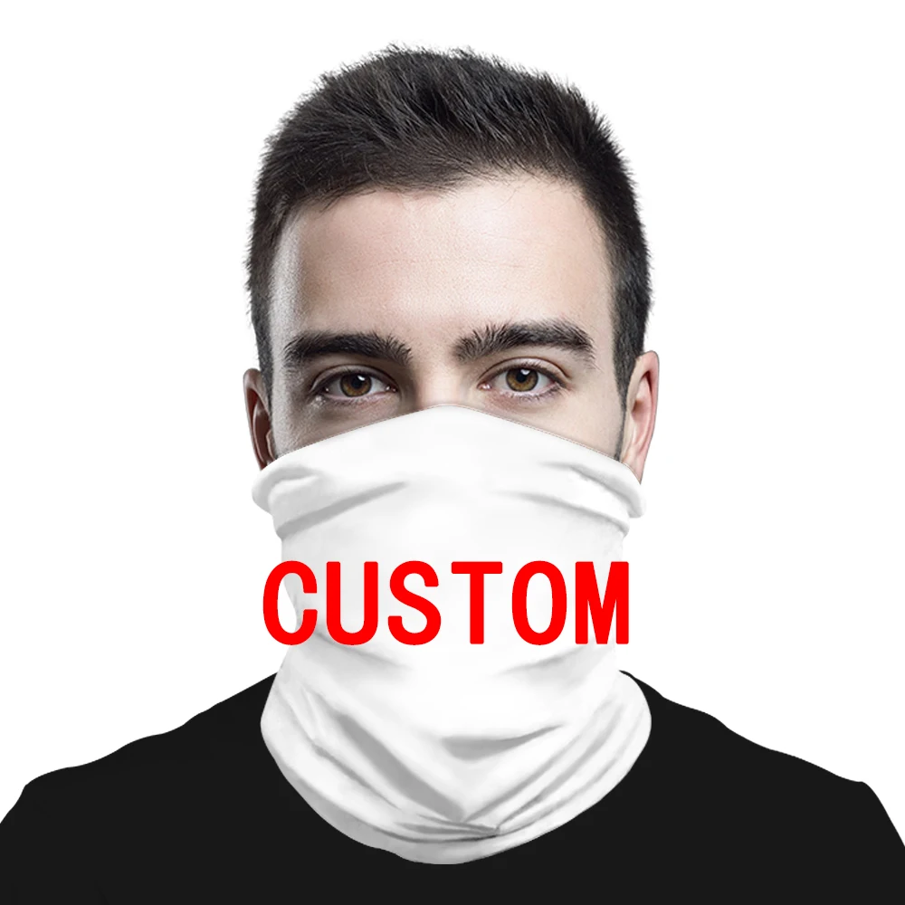 Прямая поставка заказной 3D цифровой печатный стильный головной убор Бандана шеи