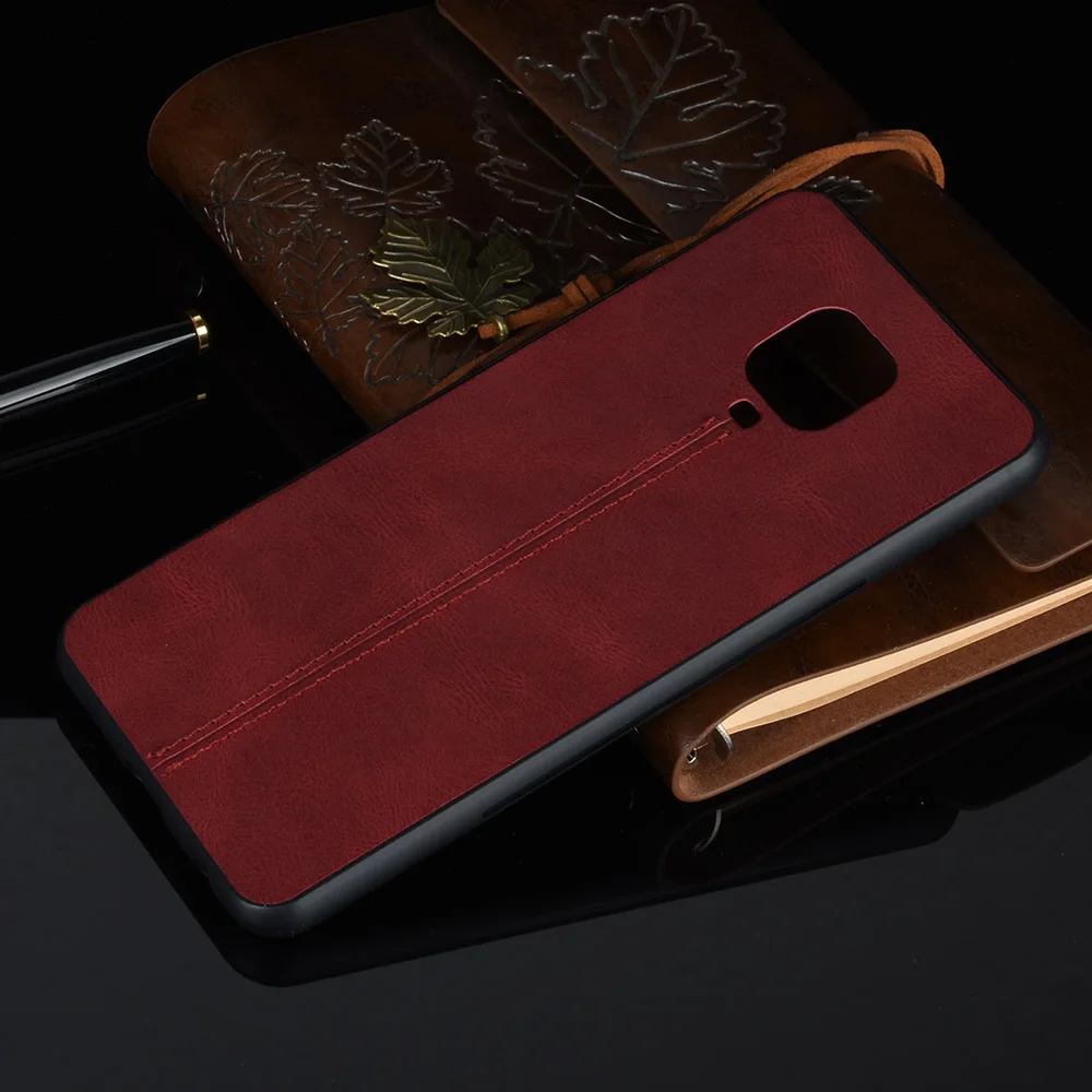 Чехол для Xiaomi Redmi Note 9S note 9 S чехол из телячьей кожи с мягкими краями искусственной