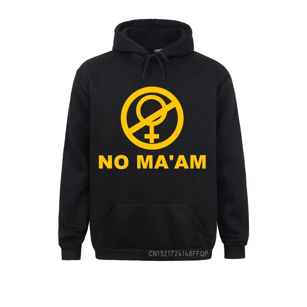 

New Winter Hoodie For Men Married With Children Al Bundy No Maam Ma'am Logo Funny Brand Sweatshirt Harajuku Oversized
