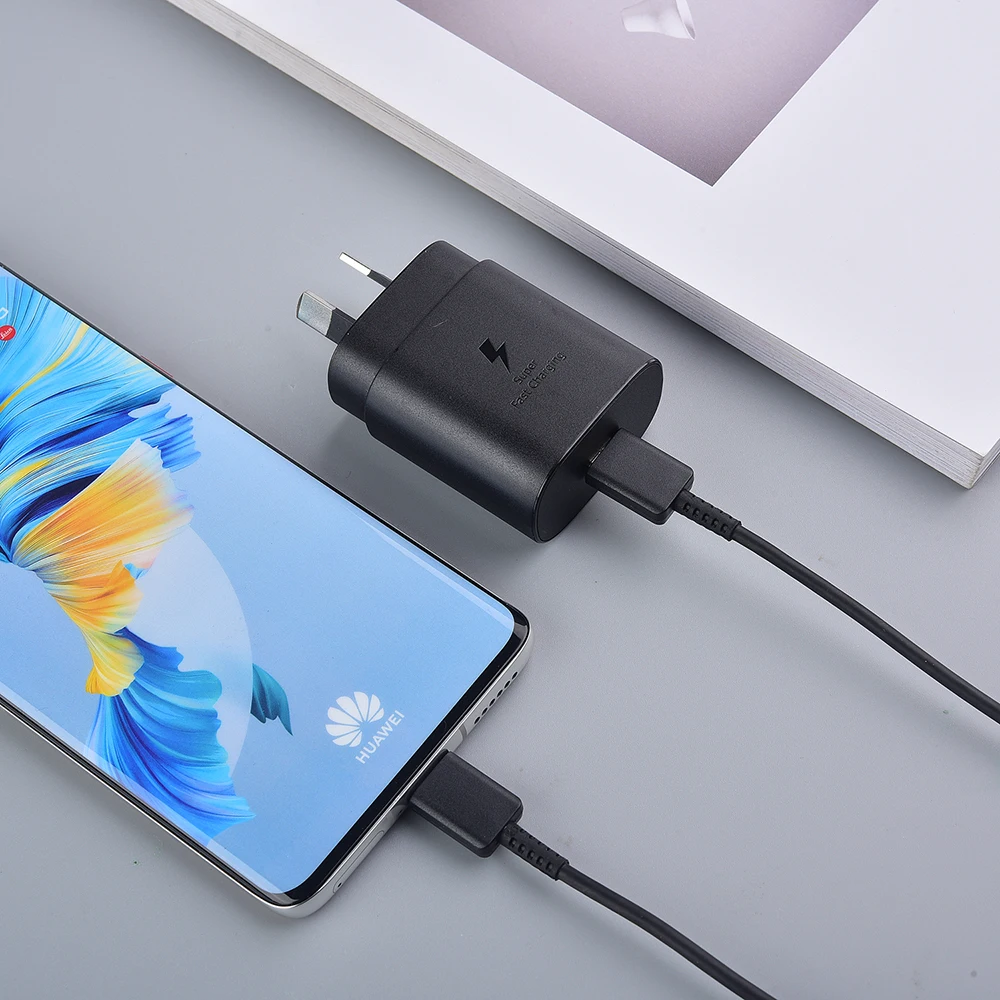 Адаптивное быстрое зарядное устройство для путешествий, EP-TA800 25W AU Plug, для Samsung Galaxy S22 S20 S21 Note 20 Ultra Plus S10 5G Note10 Plus A52 A72