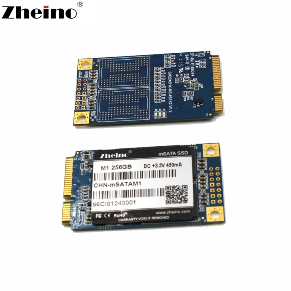 Zheino mSATA SSD 32 Гб 64 Гб 128 ГБ 256 ГБ Внутренний твердотельный накопитель для настольного ноутбука
