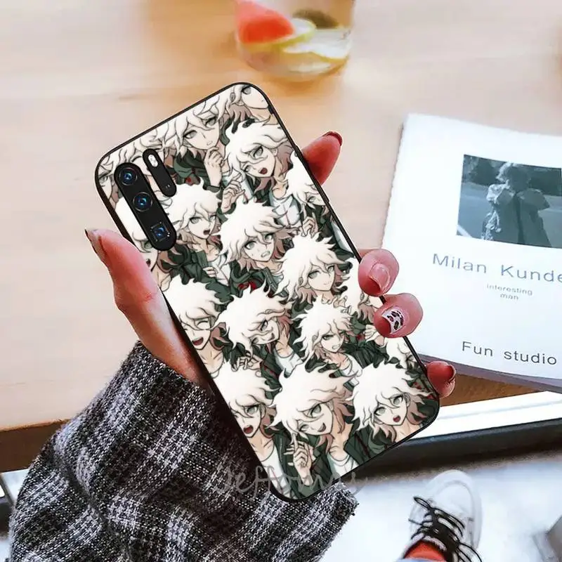 

Makoto Nagito Komaeda Anime Phone Case Funda For Huawei P9 P10 P20 P30 Lite 2016 2017 2019 plus pro P smart
