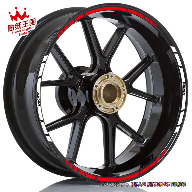 Для Multistrada1200 696 796 821 1100 848 899 959 Diavel Streetfigher Rim Наклейка для мотоцикла Светоотражающая