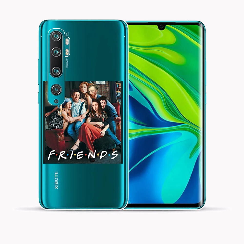 Мягкий чехол из ТПУ Для Xiaomi Mi Note 10 Pro с изображением Моны Лизы москодо Дэвида