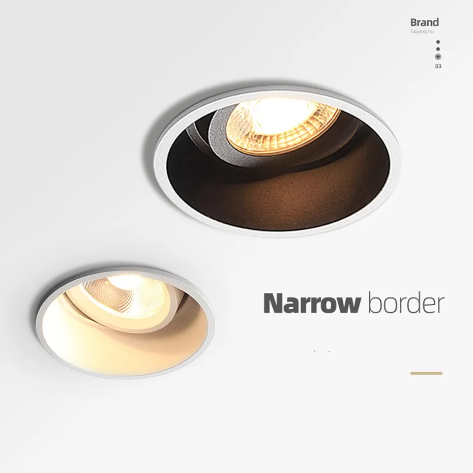 

Recessed led Ceiling Downlight lamps 110V 220V ceiling led lights 7w 12w 15w 20w cob led spot lights Ceiling Fixtures Lighting