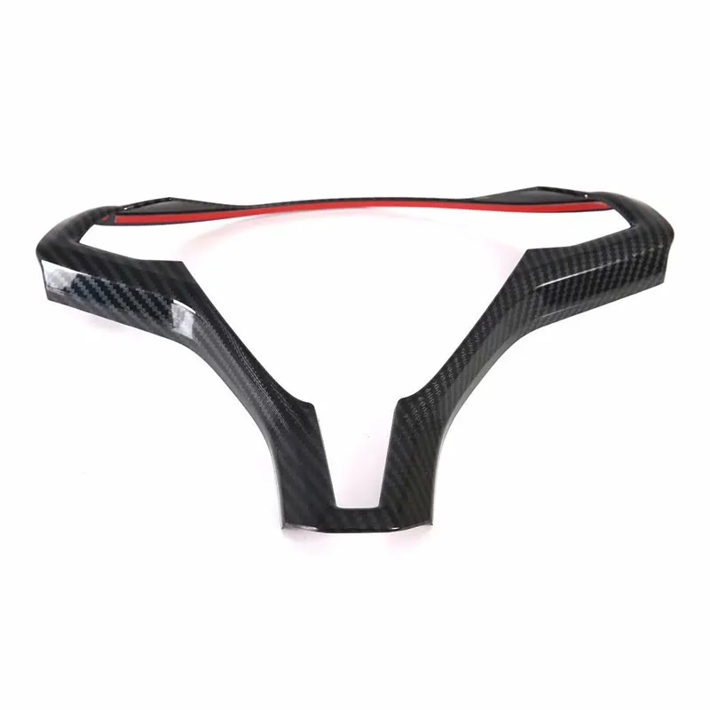 Глянцевый чехол на руль Tesla Model X S отделка по центру из углеродного